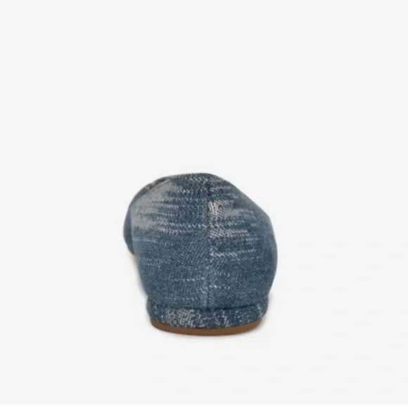 Nine West Medium Blue Denim Flats - Picture 2 of 5